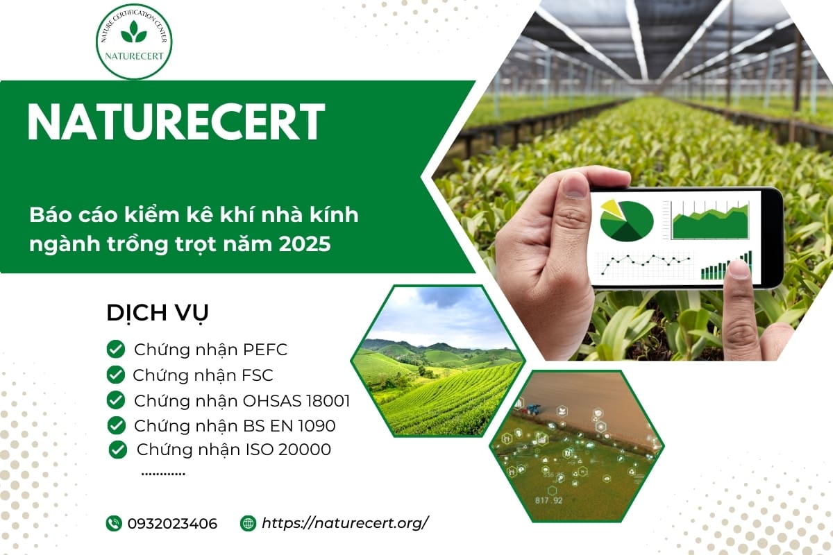 Báo cáo kiểm kê khí nhà kính ngành trồng trọt năm 2025