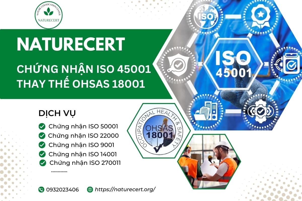 Chứng nhận ISO 45001 thay thế OHSAS 18001 được không?