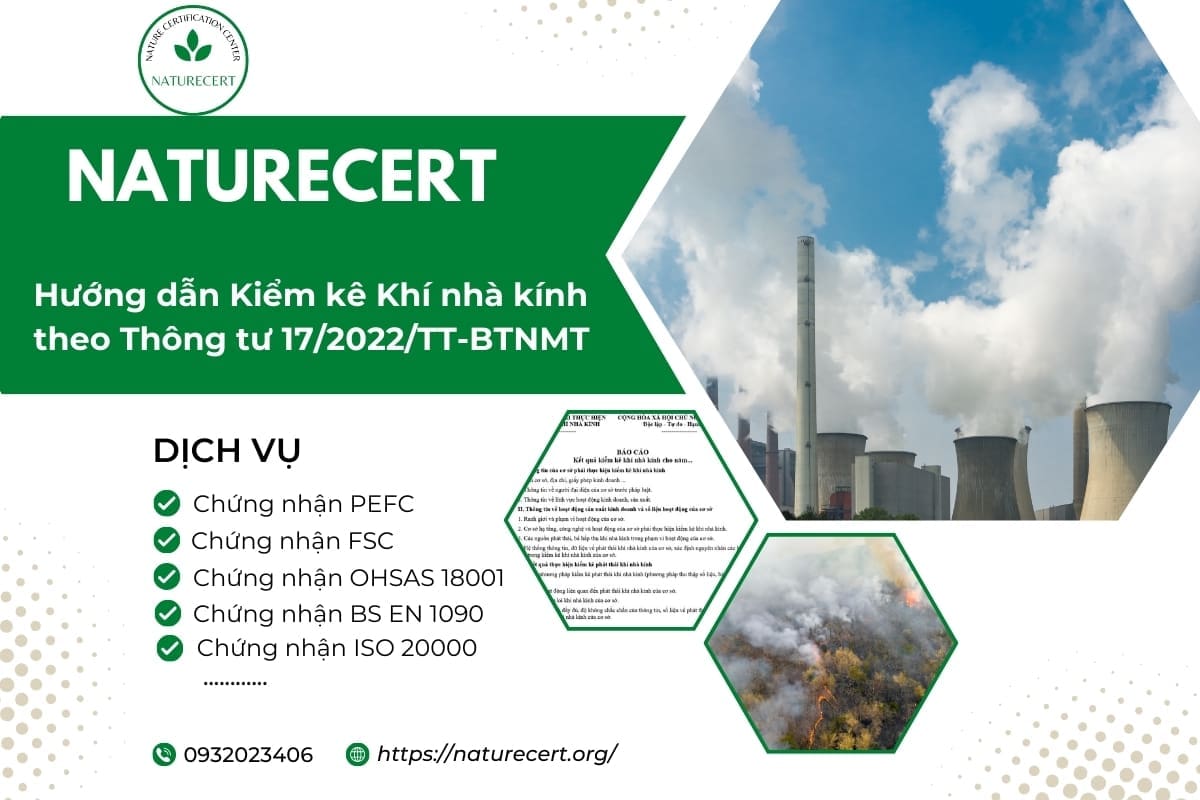 Hướng dẫn Kiểm kê Khí nhà kính theo Thông tư 17/2022/TT-BTNMT