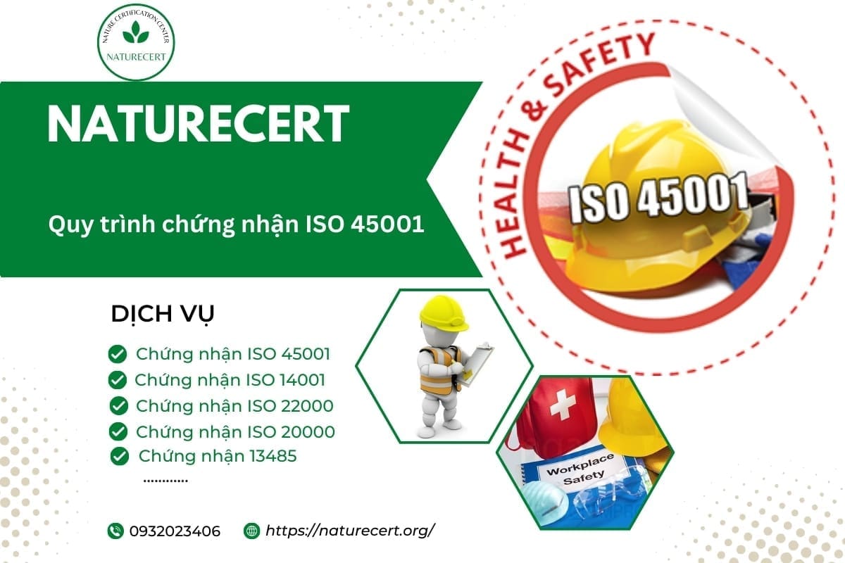 Quy trình chứng nhận ISO 45001 chi tiết, đầy đủ