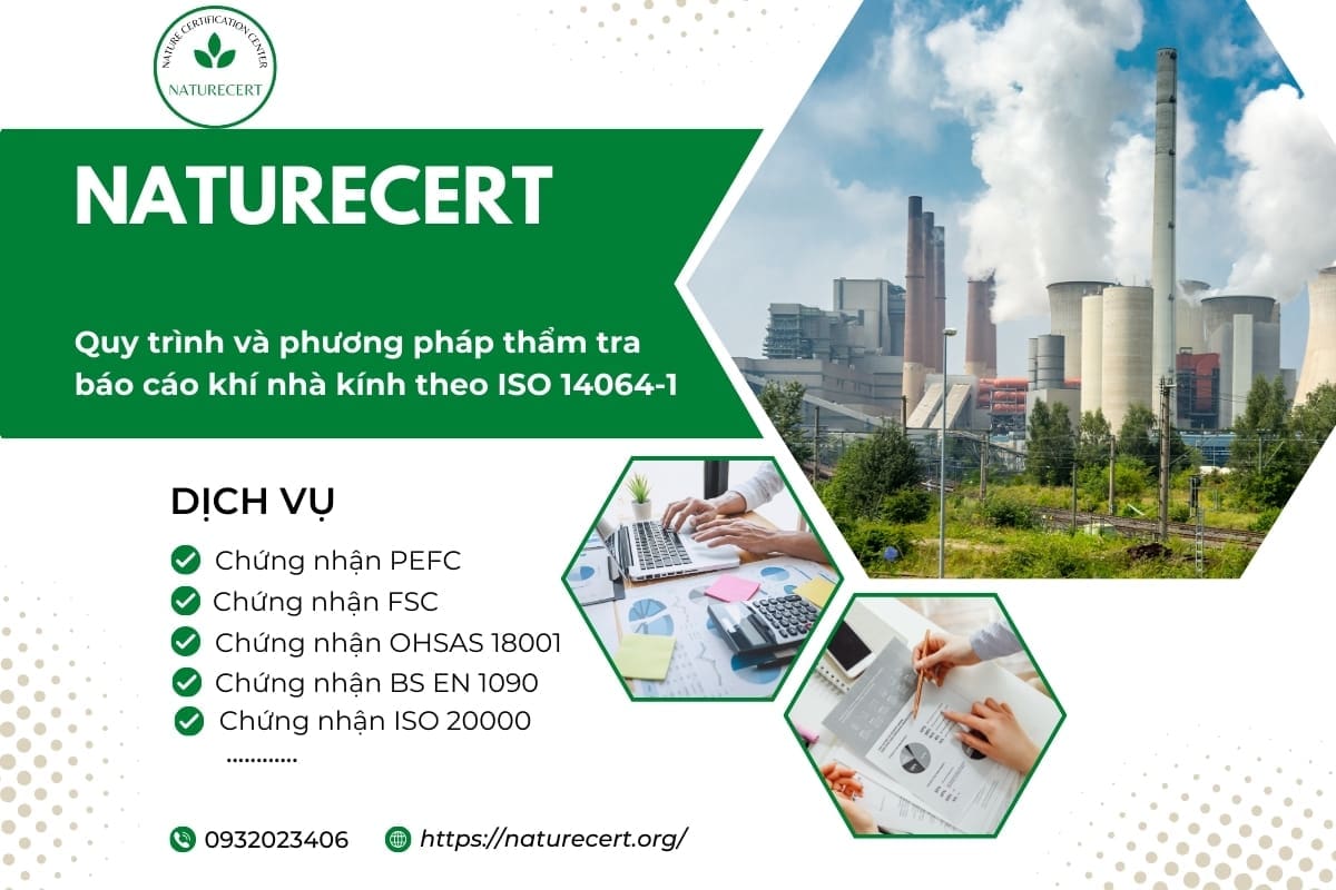 Quy trình và phương pháp thẩm tra báo cáo khí nhà kính theo ISO 14064-1