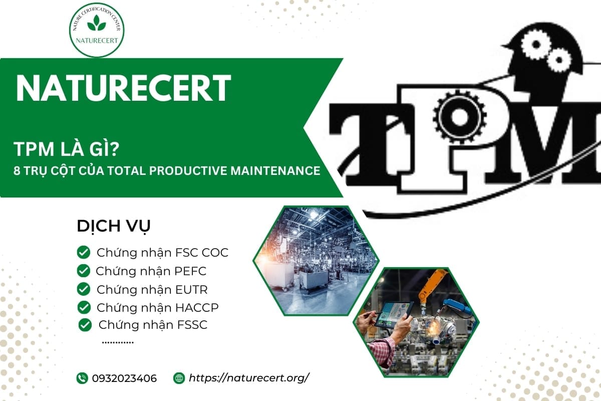 TPM là gì? 8 trụ cột quan trọng của TPM