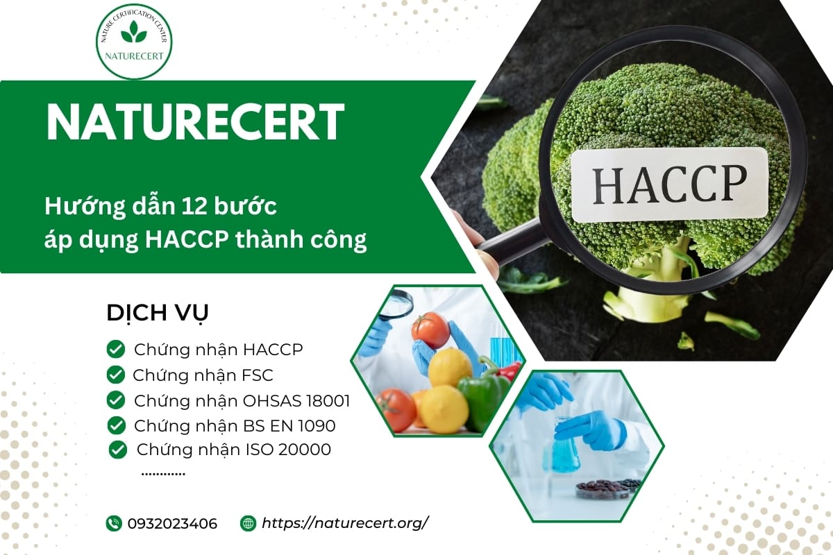 Hướng dẫn 12 bước áp dụng HACCP thành công