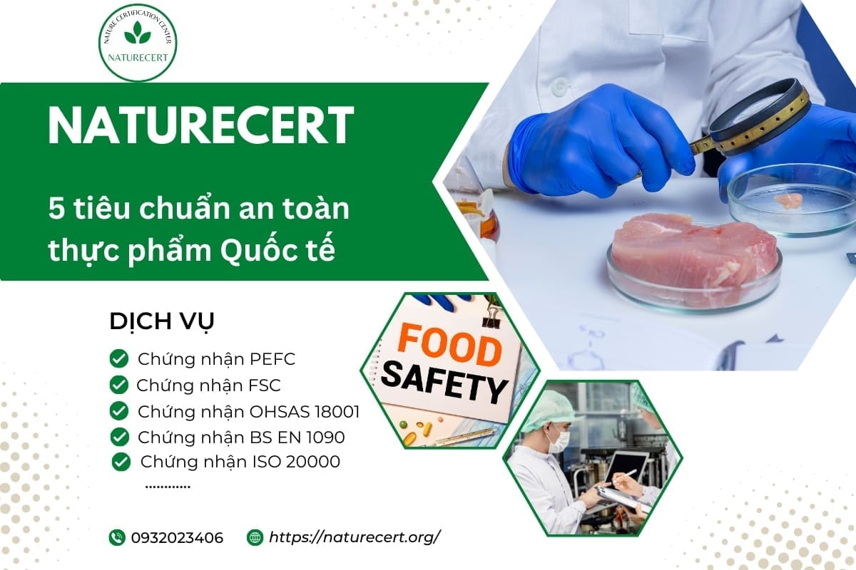 5 tiêu chuẩn an toàn thực phẩm quốc tế nhất định phải biết