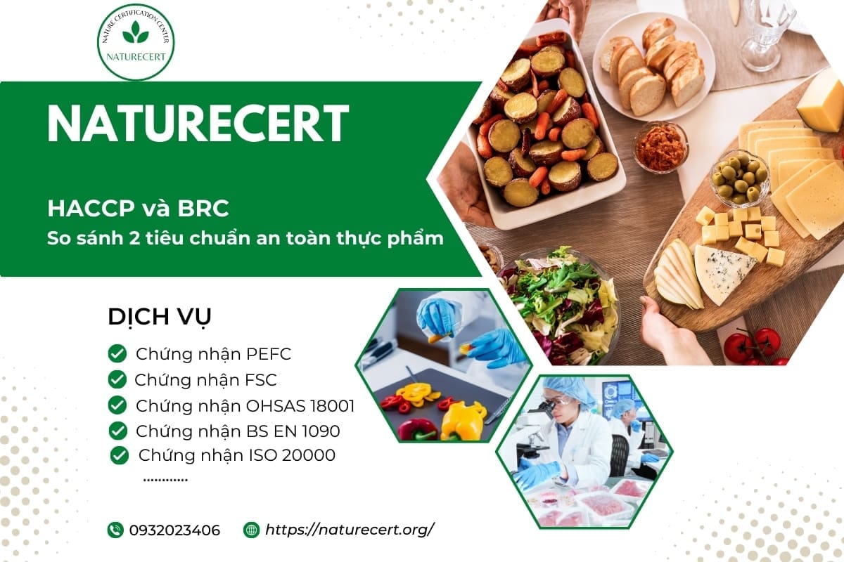HACCP và BRC: So sánh 2 tiêu chuẩn an toàn thực phẩm phổ biến