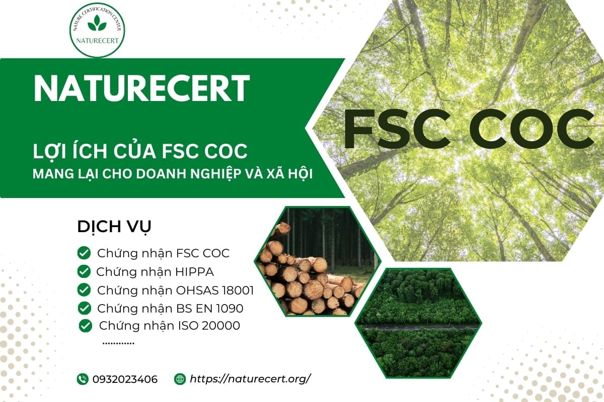 Lợi ích của FSC COC mang lại cho doanh nghiệp và xã hội