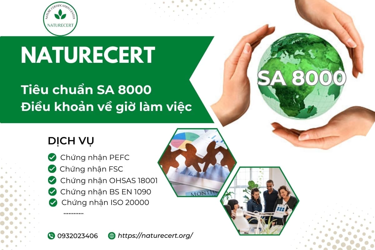 Tiêu chuẩn SA 8000: Điều khoản về giờ làm việc