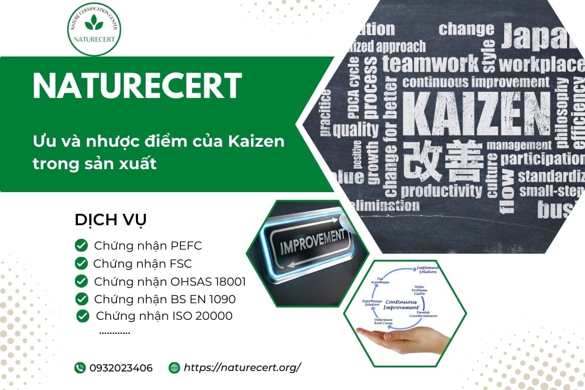 Ưu và nhược điểm của Kaizen trong sản xuất