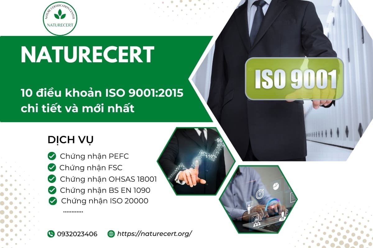 10 điều khoản ISO 9001:2015 chi tiết và mới nhất