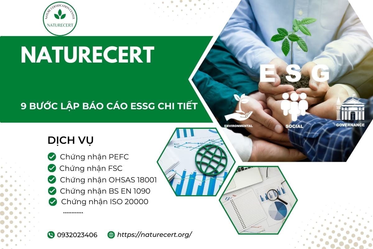 9 bước lập báo cáo ESG chi tiết, đơn giản