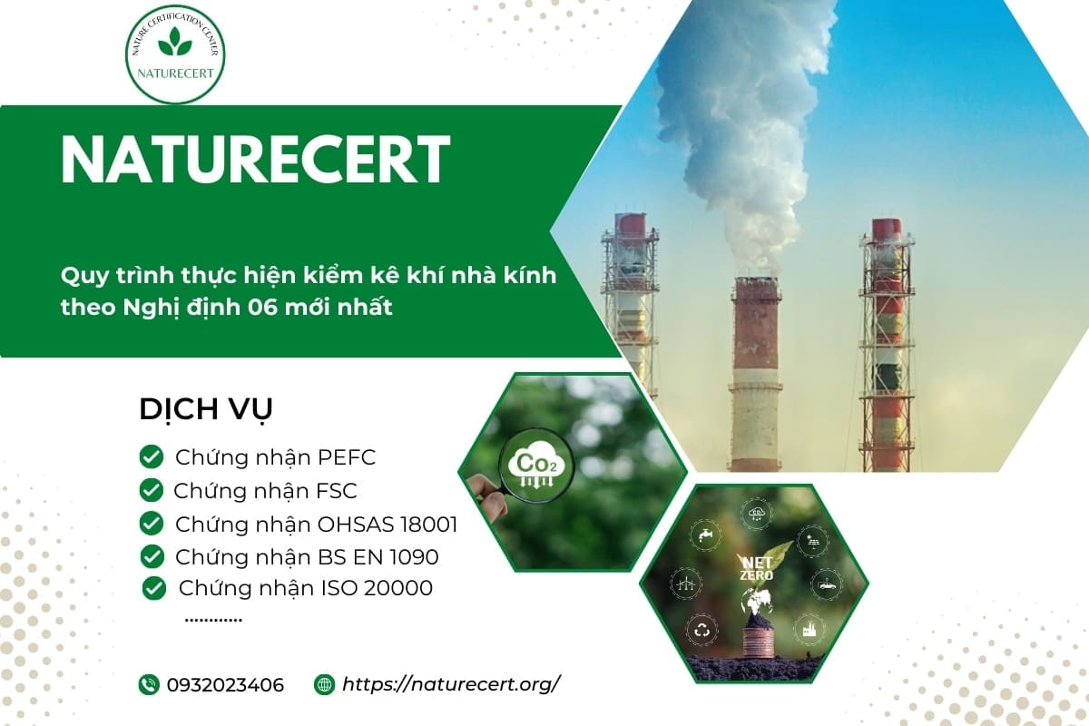 Quy trình thực hiện kiểm kê khí nhà kính theo Nghị định 06 mới nhất