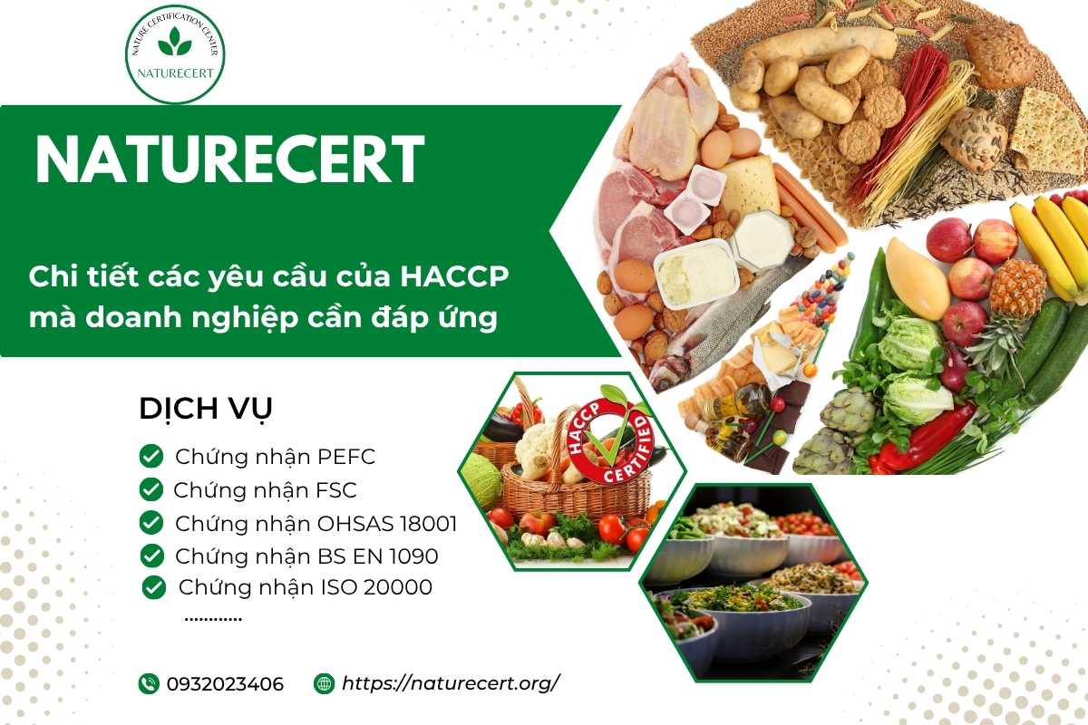 Chi tiết các yêu cầu của HACCP mà doanh nghiệp cần đáp ứng